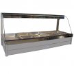 Roband C25 Curved Glass Hot Food Bar - 1680mm